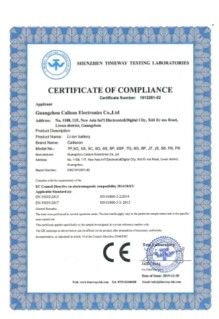 China Guangzhou Yoodertumn Electronics Co., Ltd certificaciones